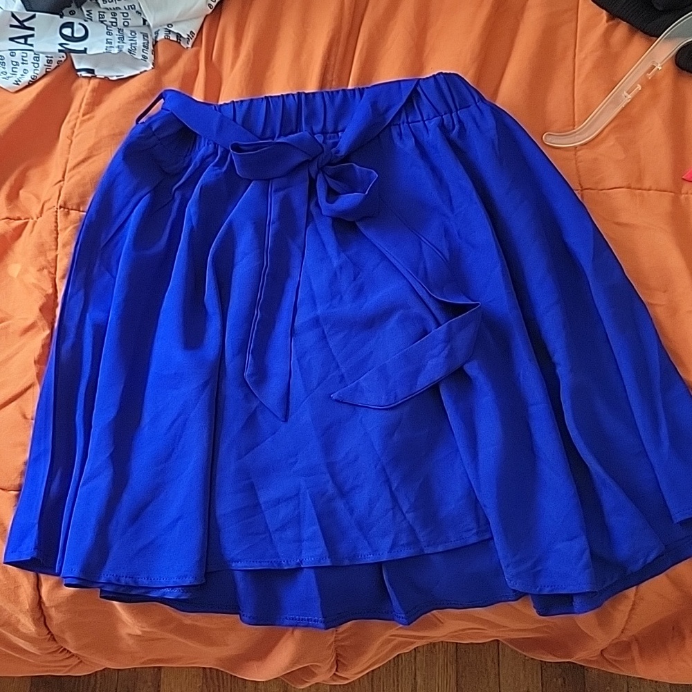 SHEIN blue skirt